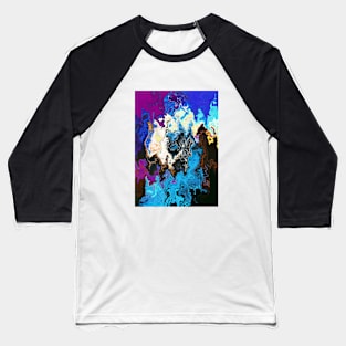 Vivid Marble Dreams Baseball T-Shirt